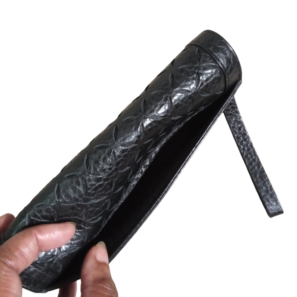 Kate Spade Women's Black Leather Wristlet Wallet Clutch Zip Organizer Bag - Picture 4 of 7